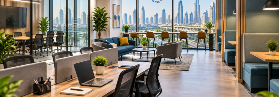 coworking space Al Garhoud Dubai