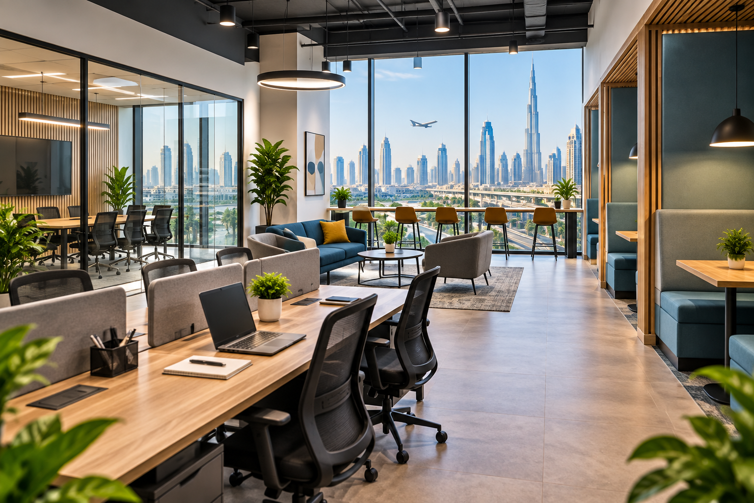 coworking space Al Garhoud Dubai